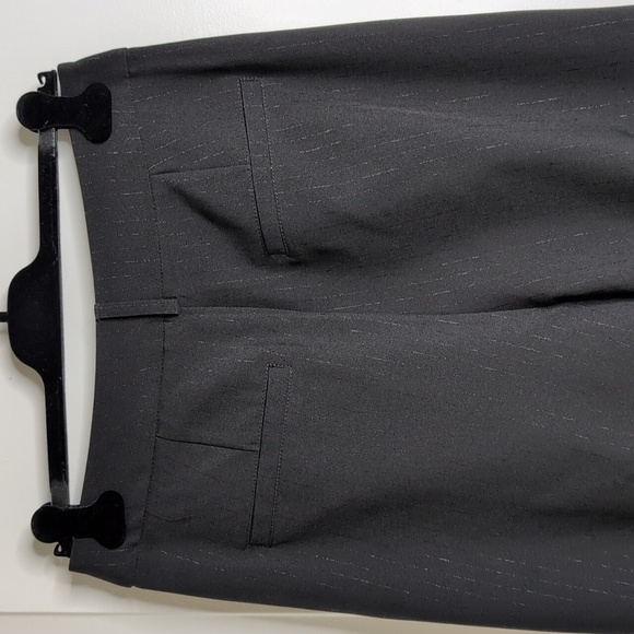 Seven For All Mankind High Waist Metallic Stripe Wide-Leg Trousers Career M - Picture 8 of 12